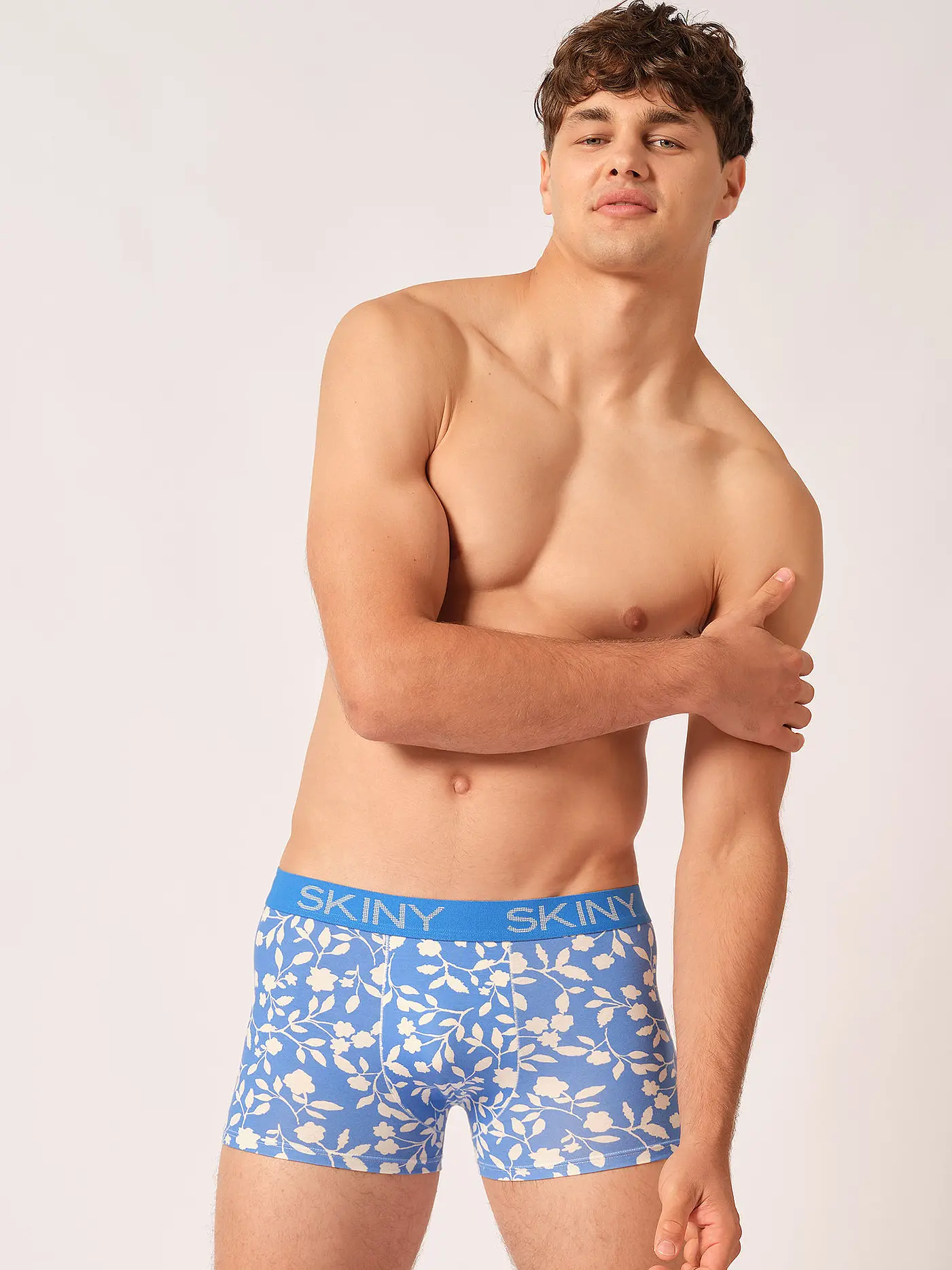 SKINY | Pants 2er Pkg. aquamarine leafs selection | bunt